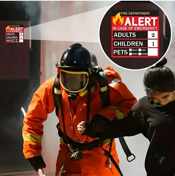 2 Pack Alert Stickers For The Home - Picture 3 of 4